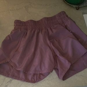 Lululemon purple tracker shorts